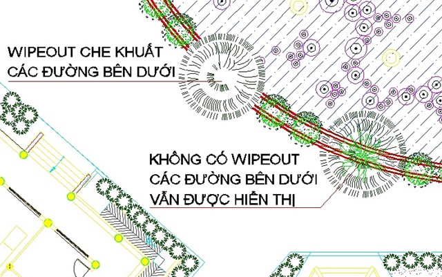 Lệnh WipeOut,che đối tượng,phục hồi đối tượng