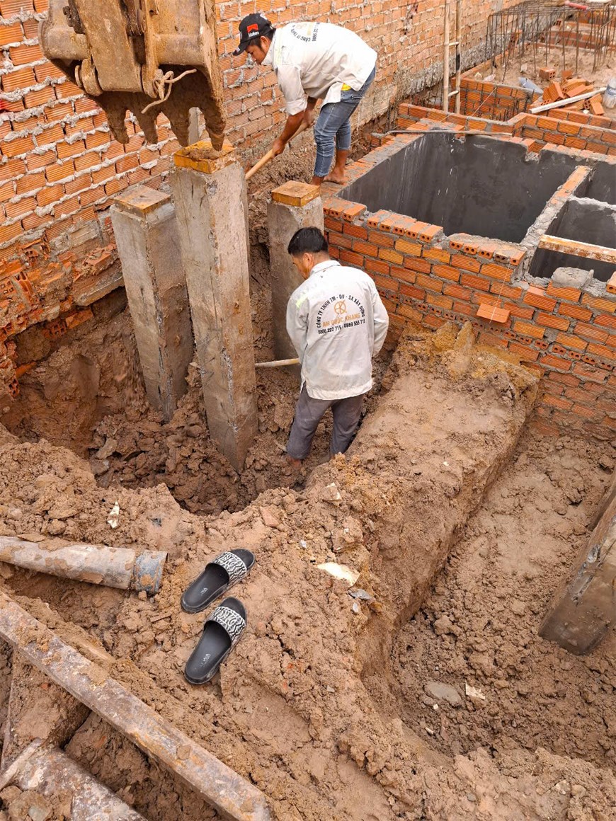xây nhà, móng nhà, làm móng nhà, quan trọng của móng nhà.